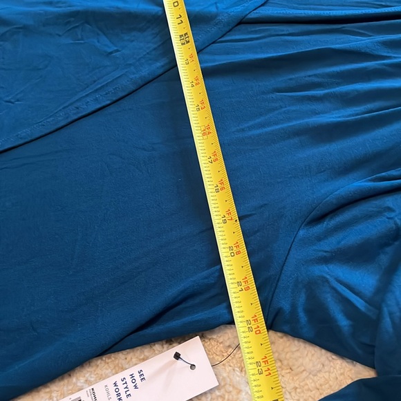 Apt 9 open cardigan. Dark teal. XL 3/4 sleeves - Picture 6 of 6